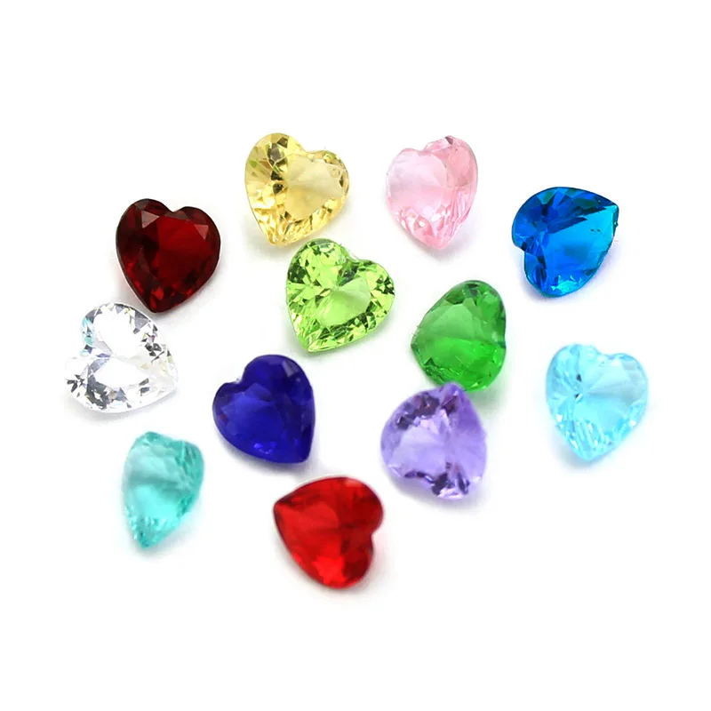 12 шт. декоративные подвески в форме сердца 5 мм | Украшения и аксессуары