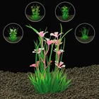 Новое аквариумное искусственное растение, погружное декоративное растение для аквариума, водная трава, пейзаж, орнамент для просмотра