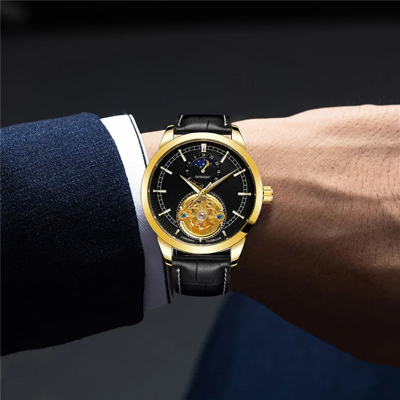 FORSINING мужские наручные часы Военные Спортивные автоматические механические Топ