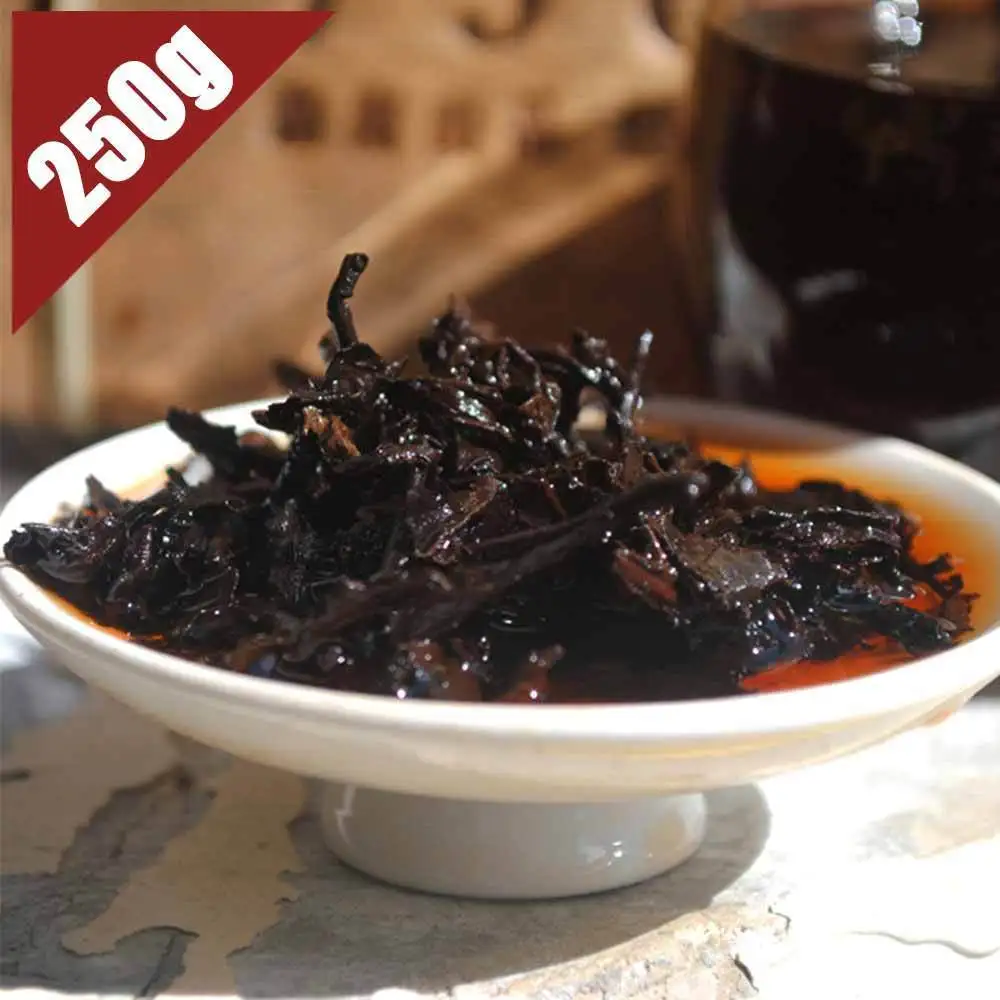 

2008 Yr Chinese Tea 250g Yunnan Old Ripe Pu-erh Tea China Tea Health Care Puer Tea Brick For Weight Lose Tea