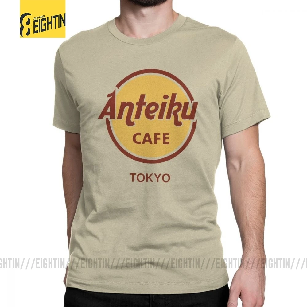Anteiku Coffee Tokyo Ghoul футболка японского аниме Kaneki кэна Мужская с коротким рукавом