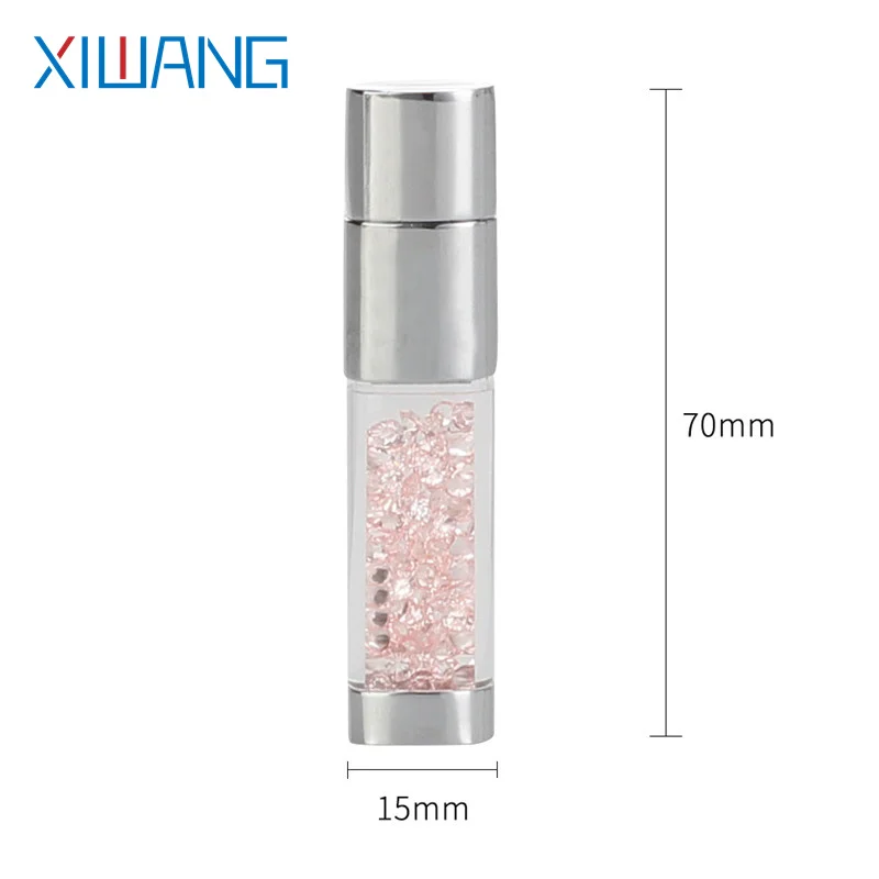 

pen drive 8gb Crystal box USB stick 64gb metal usb memory flash 128gb 4gb Jewelry pendrive 16gb USB Flash Drive 32gb free logo