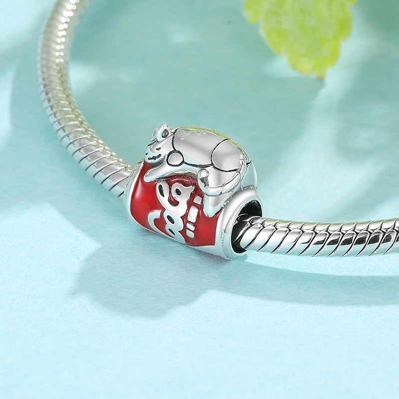 

Various Cat-shaped Food Charms 925 Sterling Silver Fashion DIY Beads Jewelry Making Fits Original Charms Women Bracelets Bangles
