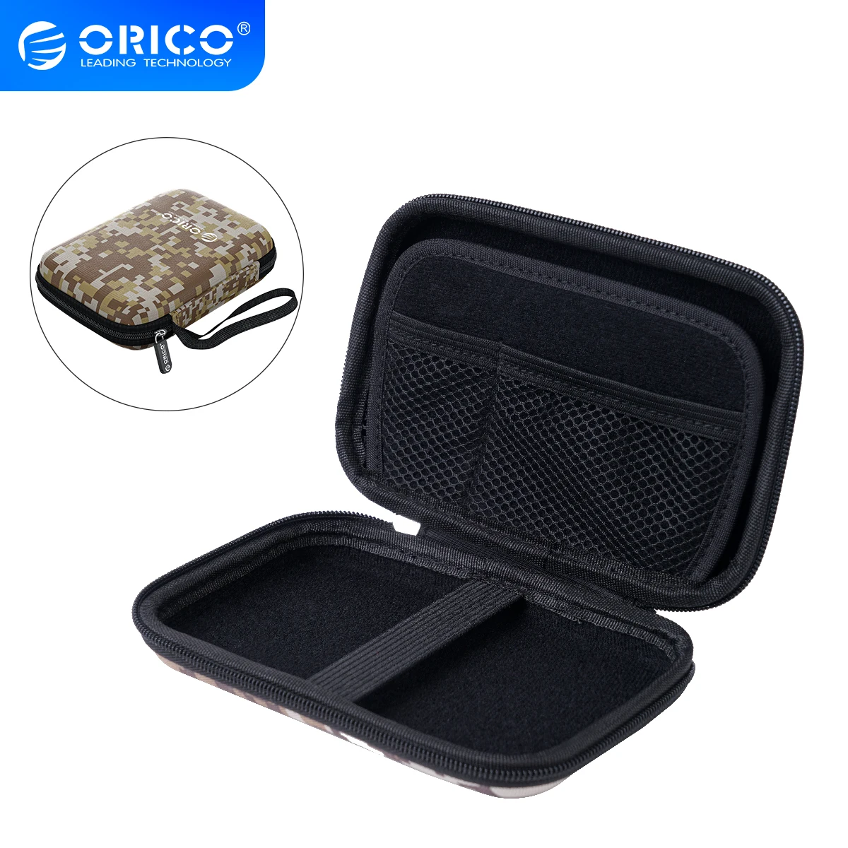

ORICO Travel Digital Cable Storage Bags Portable USB Gadgets Wires Charger Power Bank Zipper Organizer Bags for Home Travel