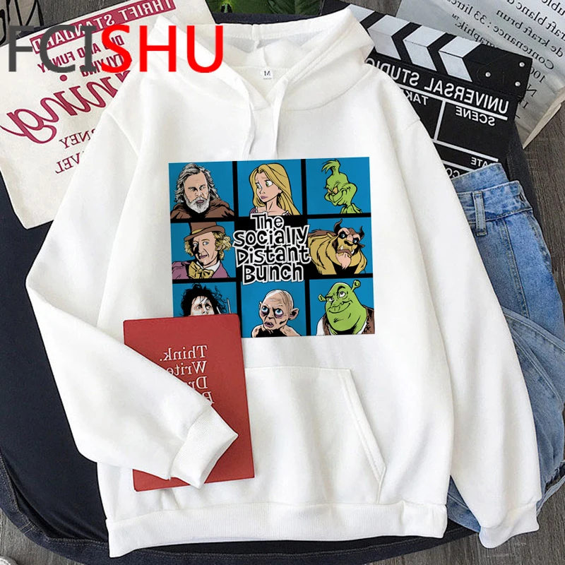 

Grinch Christmas hoodies female streetwear harajuku y2k aesthetic graphic femme sweatshirts 2020