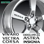 4 шт. светоотражающие автомобильные наклейки на колеса для Opel Astra Insignia Corsa Vectra Mokka Meriva Vivaro CrosslandX, автомобильные аксессуары