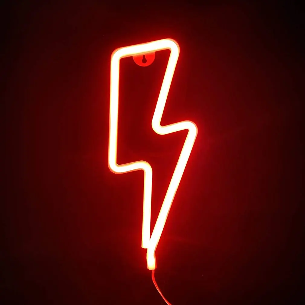 

Christmas Decorations Led Lightning Neon Lights Usb Battery Box Wall Decoration Birthday Wedding Party Decoration