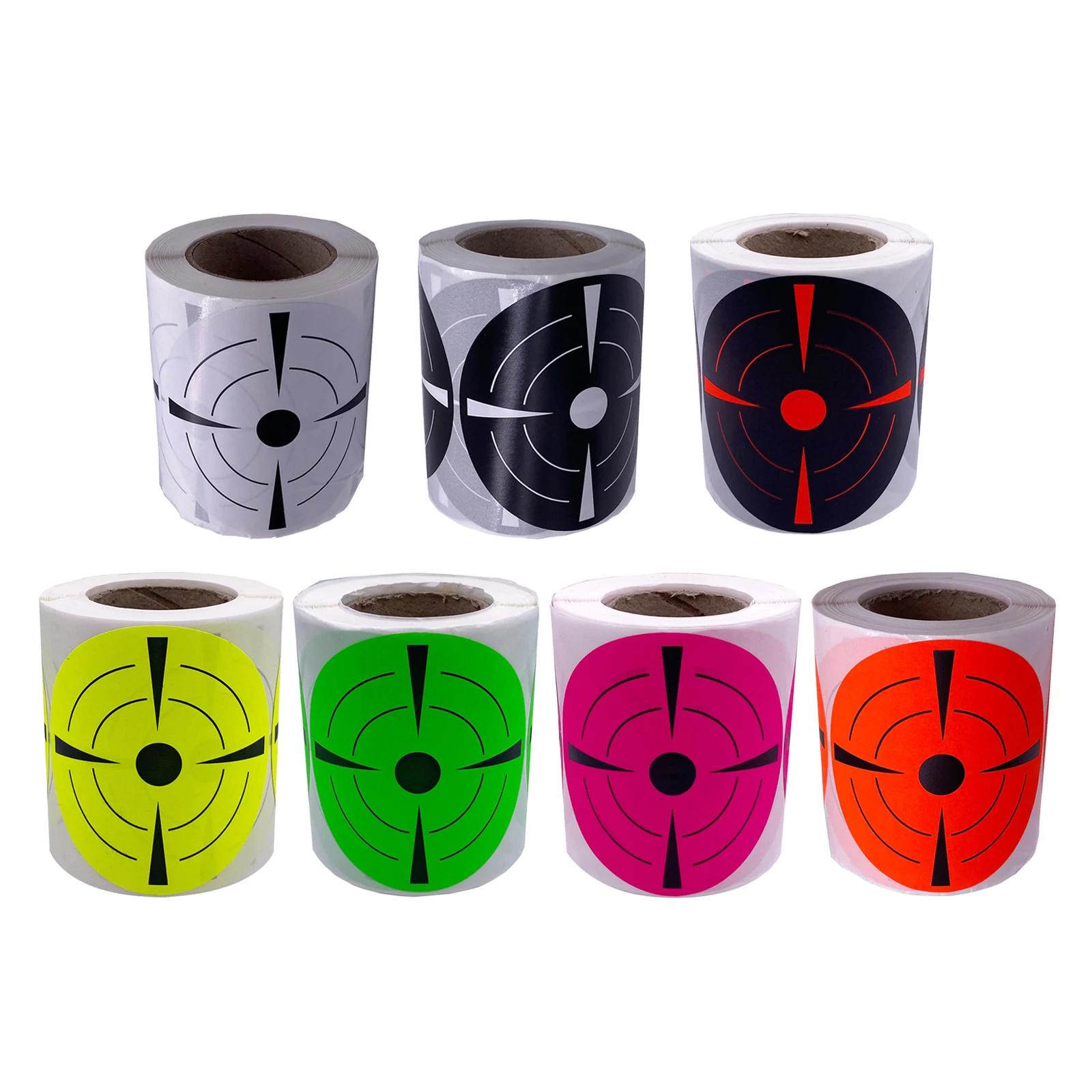 

200PCS 3Inch Shooting Target Adhesive Shoot Targets Stickers Labels for Archery Bow Hunting Shooting Practice Training Targets