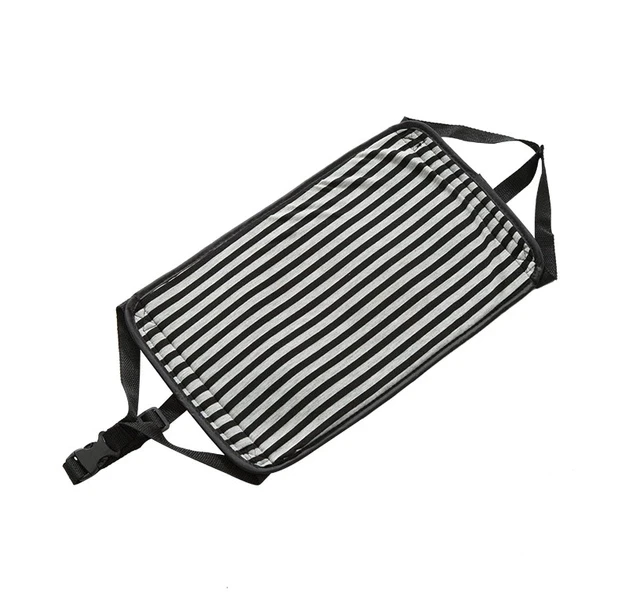 Black stripes togeth Туристический гамак для ног, авиационный коврик для ног, переносное кресло, офисное, домашнее, для ног, гамак для автомобиля, поезда, самолета, аксессуары для путешествий - Цвет: Black stripes togeth
