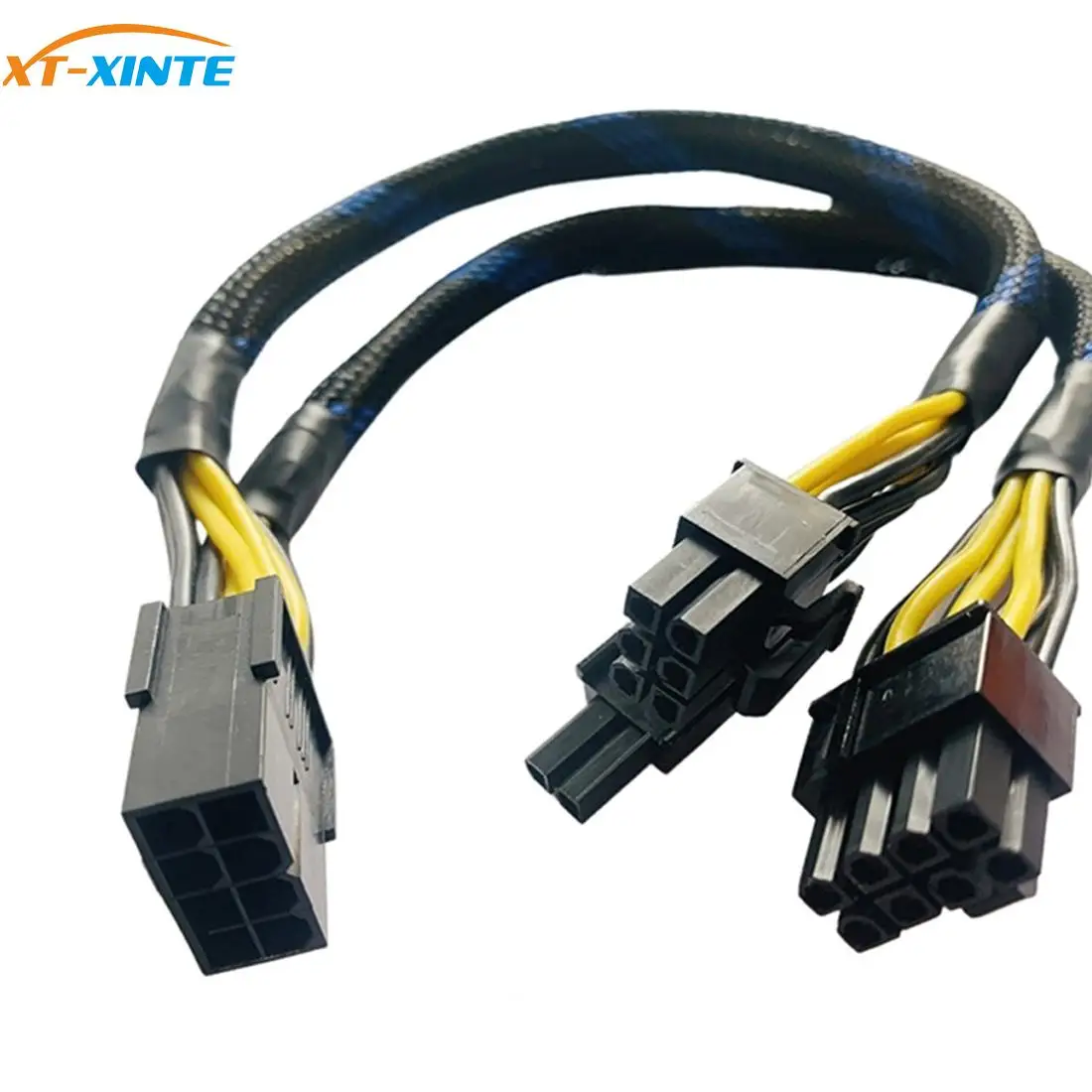 

8pin Female to Dual 8pin(6+2) Male Power Adapter Cable 20cm/30cm Graphics Card Splitter Cable PCI-E GPU Power Supply Cable 18AWG
