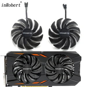 Вентилятор охлаждения для видеокарты Gigabyte GeForce GTX 1050, 1050Ti, 1060, 1070, 1070Ti WINDFORCE OC GTX1650, 650