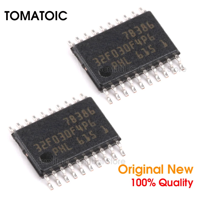 1 шт. STM32F030F4P6 TSSOP 32F030F4P6 20 32 битный микроконтроллер|Аксессуары для аудиосистем| |