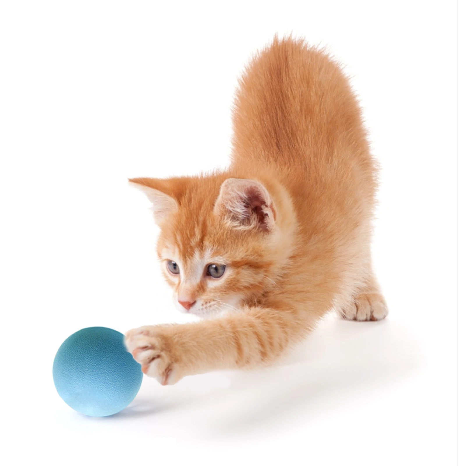 

Pet Interactive Toy 360 Rotating Ball Interesting Healthy Cat Play Toy Stimulate Hunting Instinct For Your Kitty