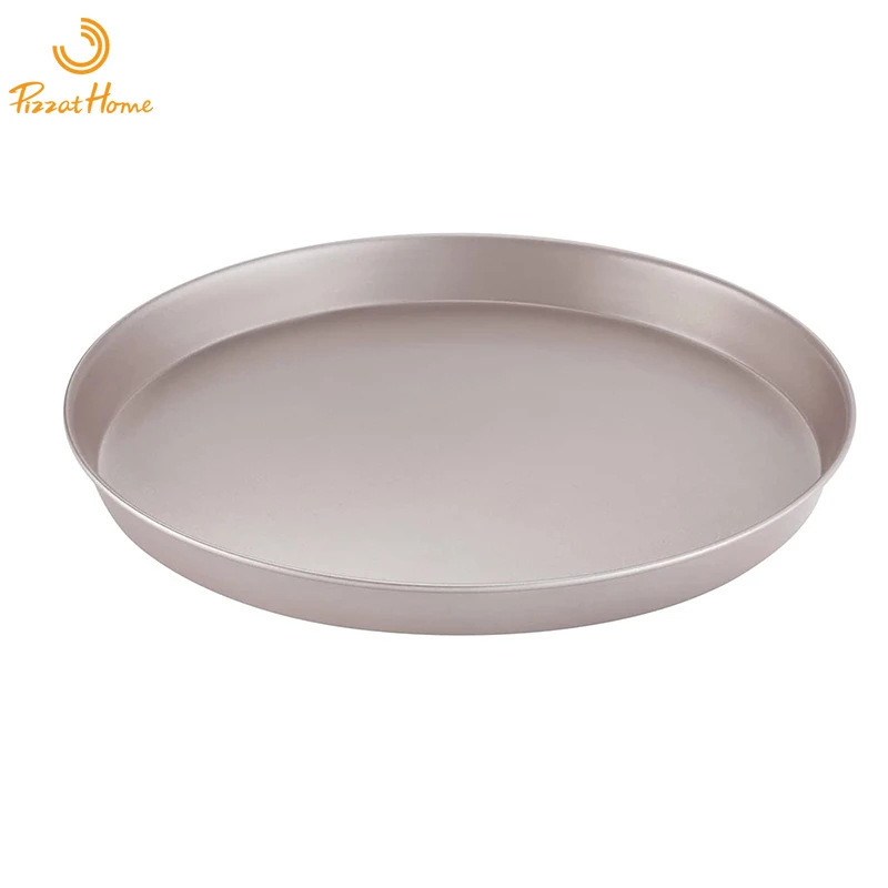 

PizzAtHome Pizza Pan 11-Inch Non-Stick Pizza Tray Pancake Bakeware for Oven Baking Carbon Steel Baking Dishes Biscuit Pans