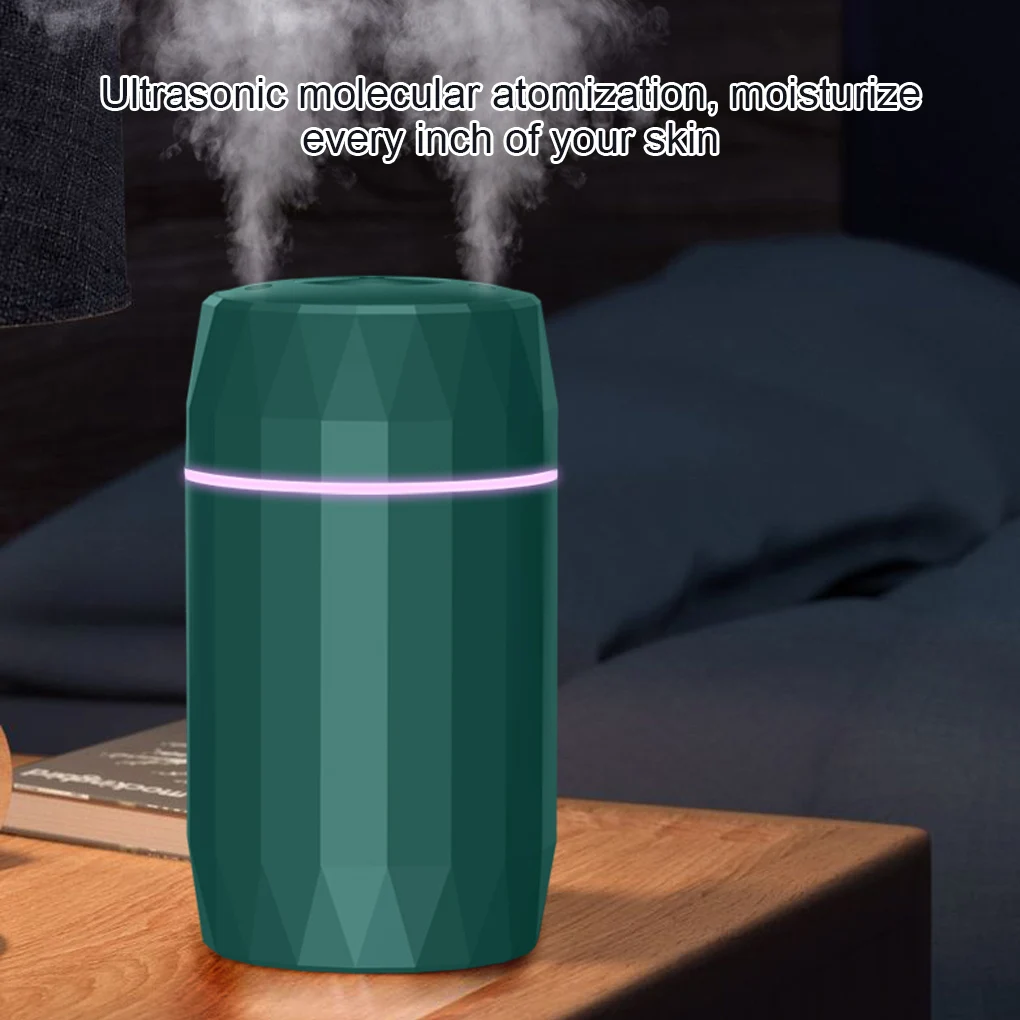 

1200ml Air Humidifier Ultrasound Cool Mist Maker Night Light Mini Aroma Diffuser USB Chargeable Home Bedroom Living Room Sprayer