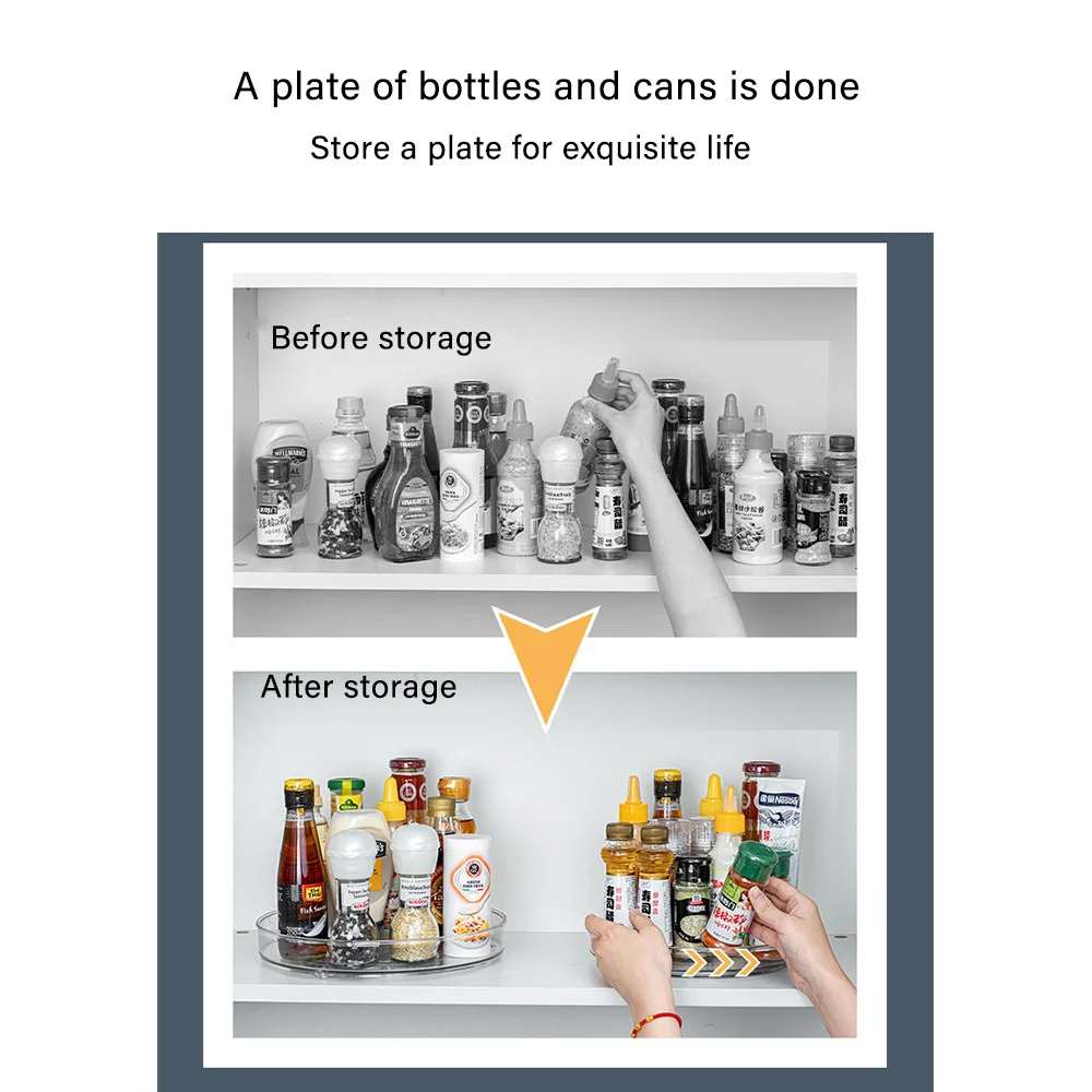 lazy susan cabinet organizer turntable organizers storage for kitchenbathroomofficebedroomliving room clear storage bins free global shipping