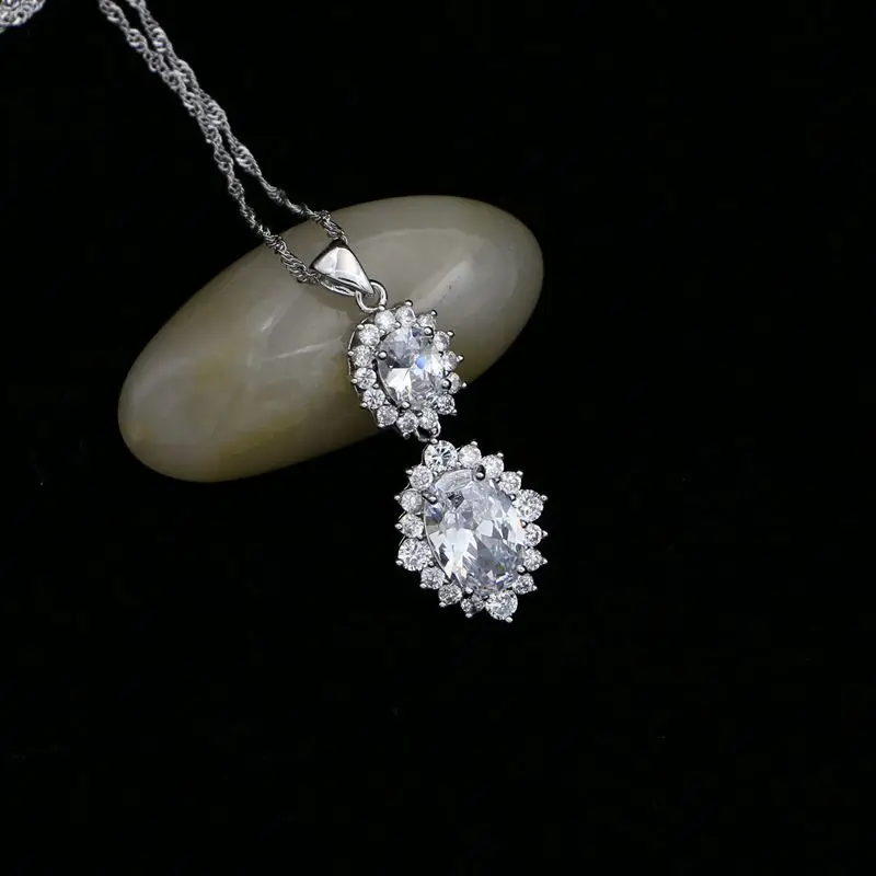 Комплект из колье серёг и кольца серебра 925 пробы|Ювелирные наборы| |