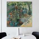 Картина маслом Камилла Писсаро, декоративный постер на холсте, с изображением яблок, в западном стиле, настенное эстетическое украшение для интерьера комнаты