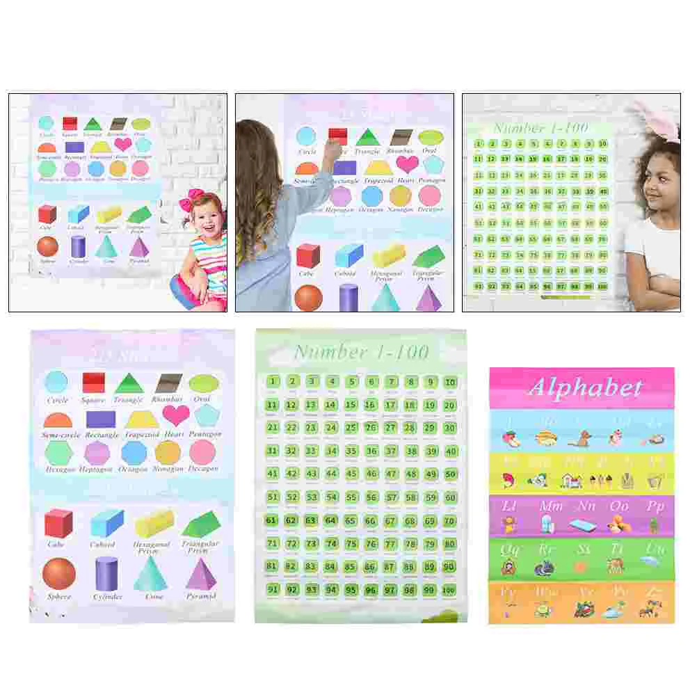 

Early Education Poster Educational Preschool English Posters Wall Charts