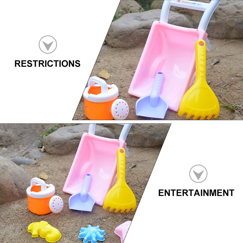 

1 Set/7pcs Kids Beach Toys Summer Sand Dredging Toys Beach Playset Kids Gift