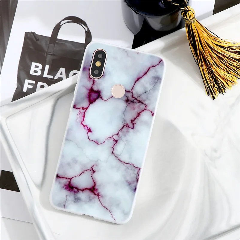 stbaiho Мраморный чехол для Xiao mi Red mi Note 7 5A 5 6 8 Pro 6A 7A Plus mi A3 A1 A2 8 9 Lite SE 9T F1 CC9 CC9e TPU Белый матовый чехол Funda - Цвет: stbaiho