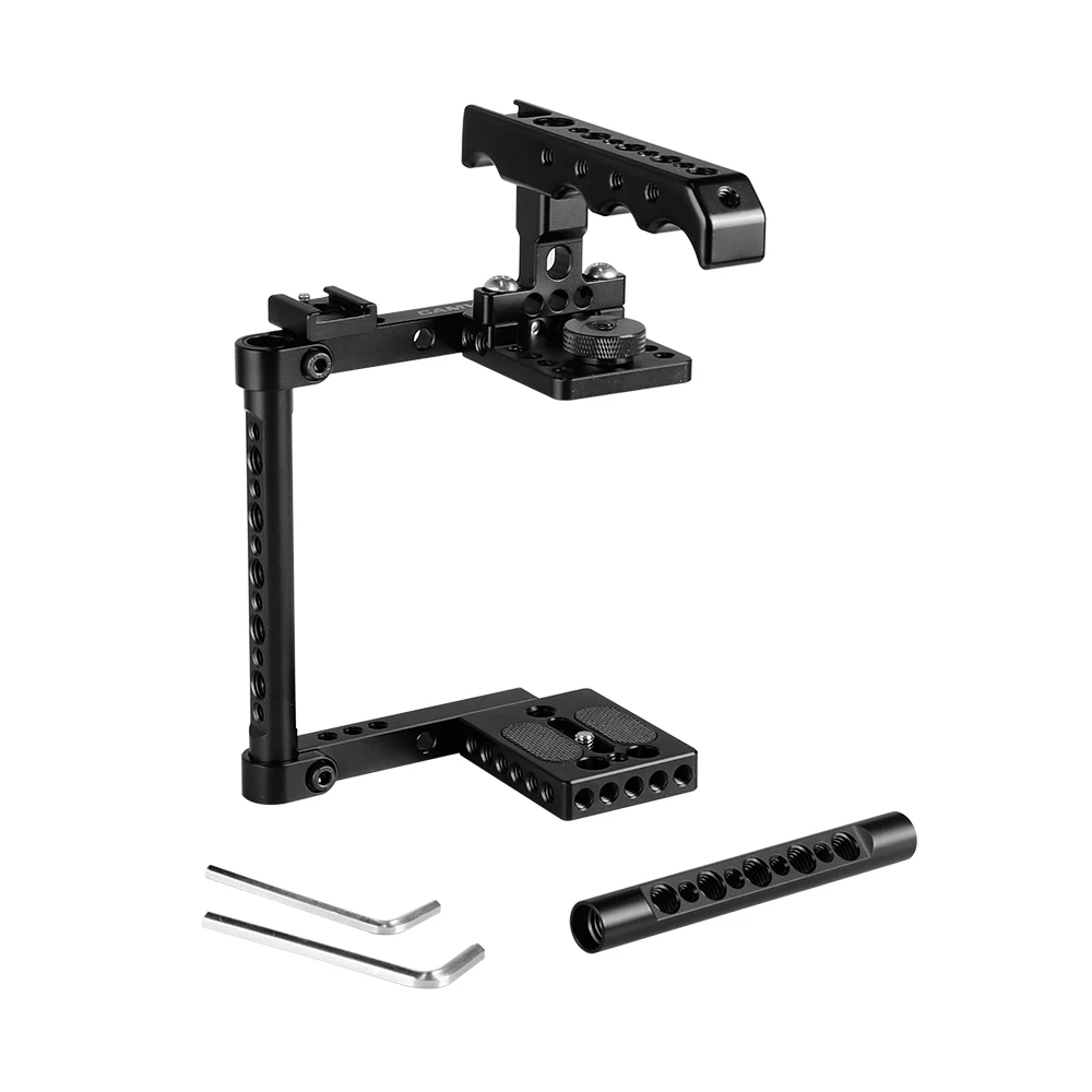 CAMVATE Camera Cage Rig For Canon 550D 500D 450D 760D 7D MarkII 5D MarkIII 5DS 5DSR D7000 D7100 a58 a7 a7II A99 GH5 | Электроника