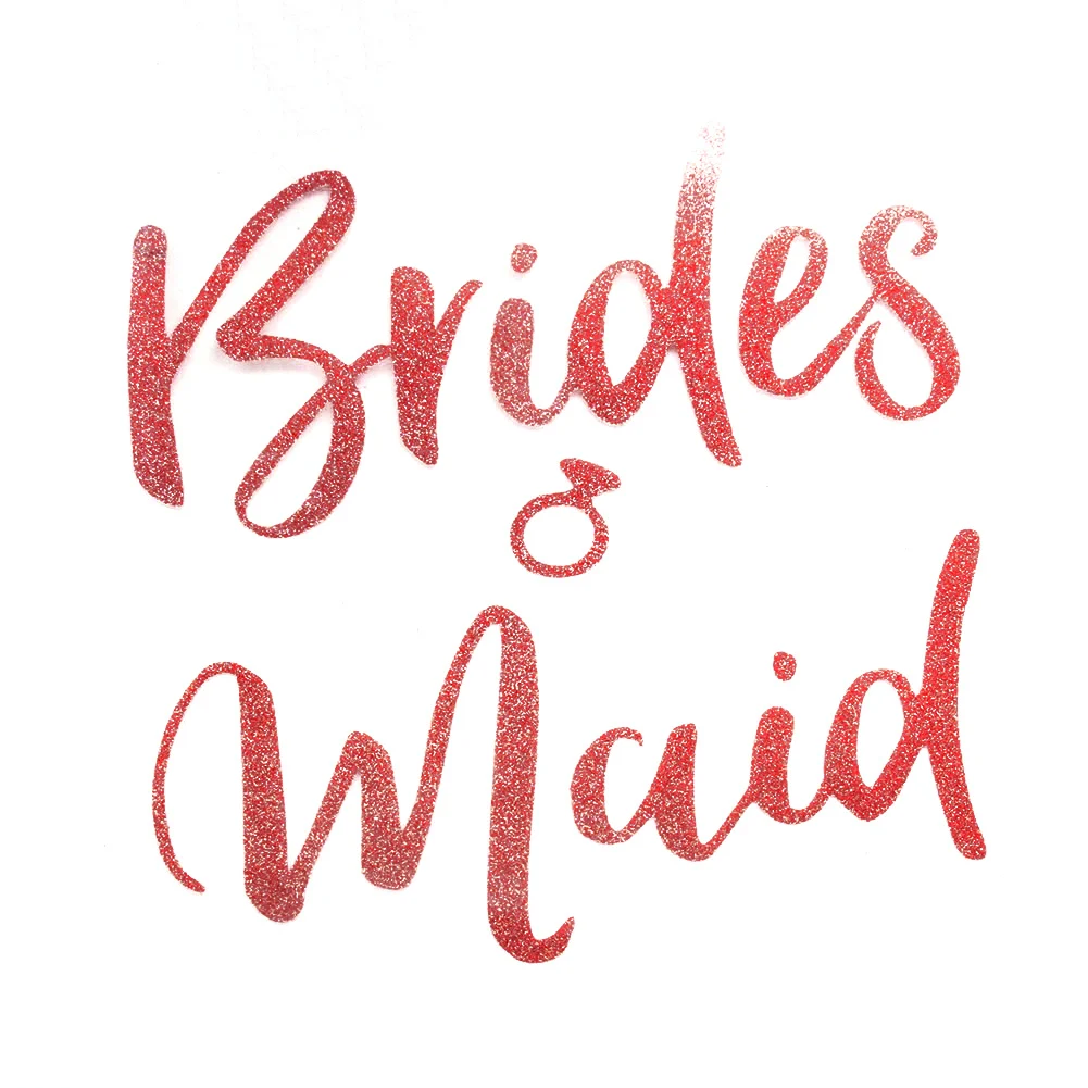 Наклейки для свадебной вечеринки наклейки команды невесты Золотая наклейка