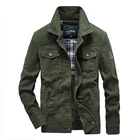 Мужская хлопковая куртка, повседневная куртка в стиле милитари, с несколькими карманами, 7XL, 8XL, весна-осень, размера плюс