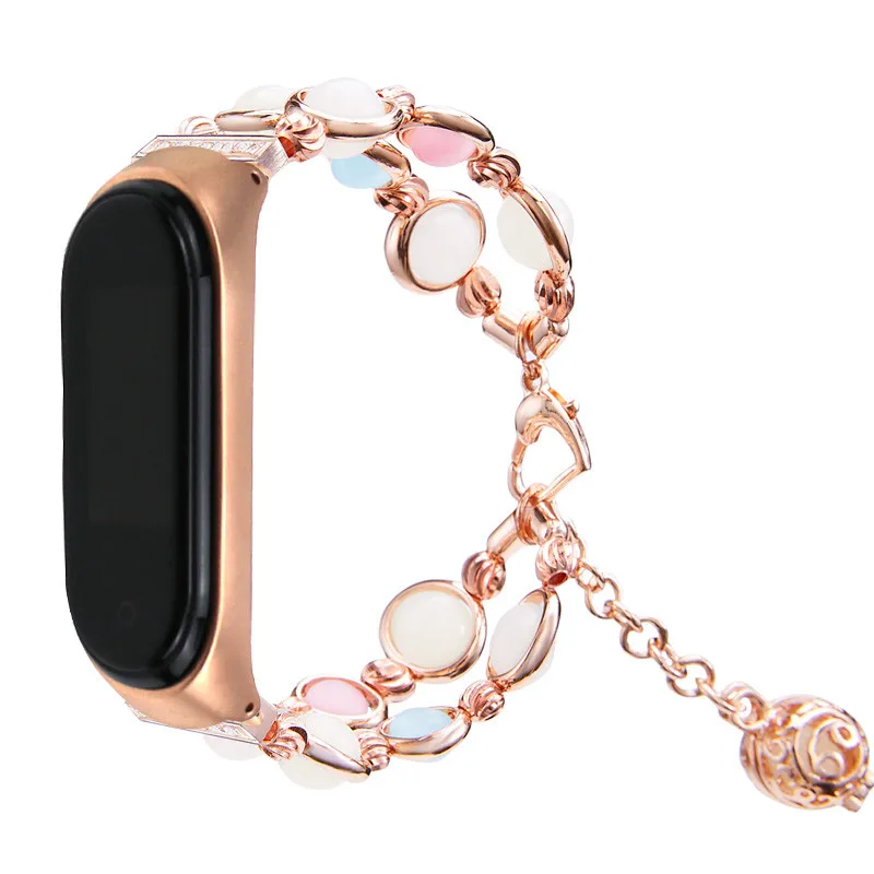 Сменный ночник светящиеся бусины для браслета Xiaomi Mi Band 4 140 мм|Смарт-аксессуары| |