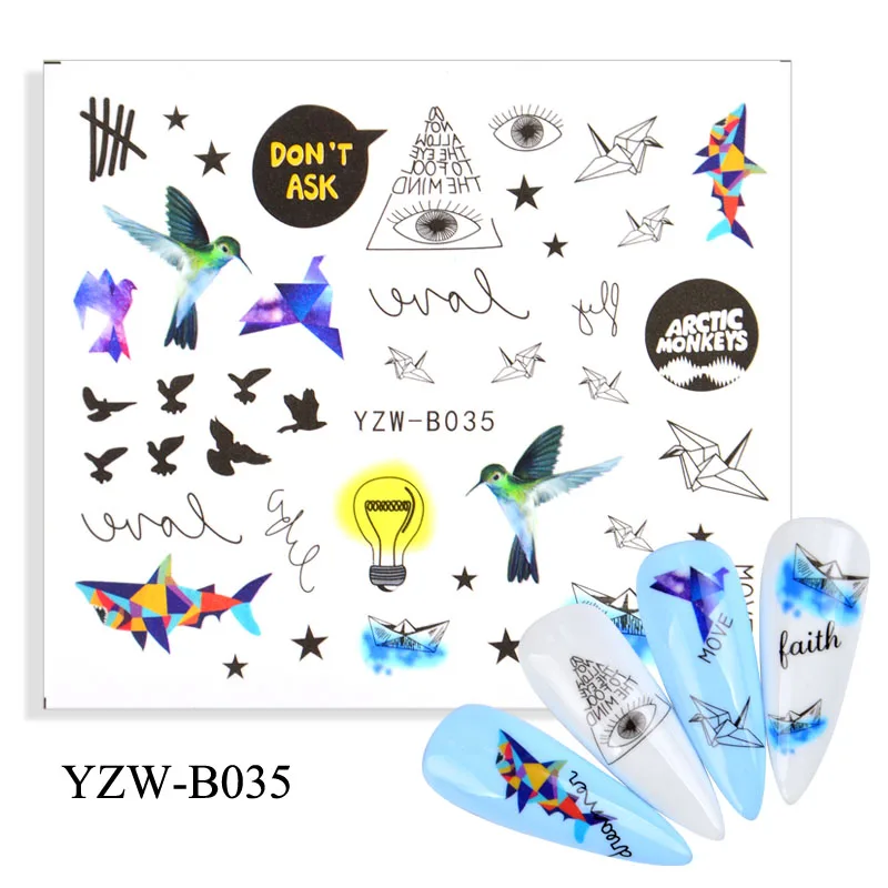 

2021 Newest Nail Beauty Full Cover Indian Dream Catcher Nail Art Water Sticker Feather Decal For Nail Art Tattoo Tips DIY Nail