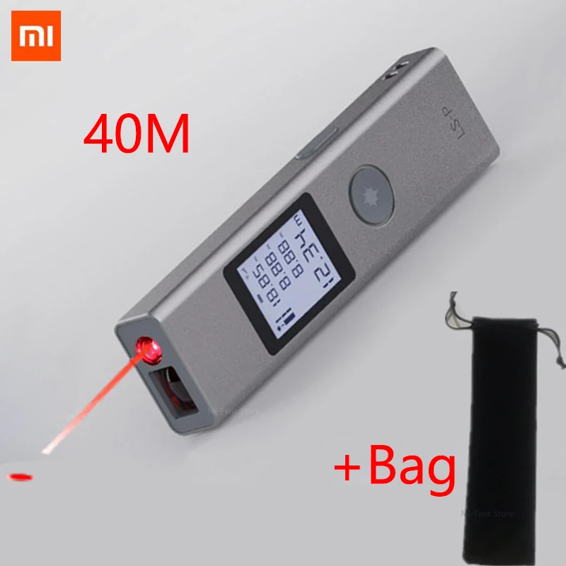 В Xiaomi Duka 40 м лазерный дальномер LS-P USB флэш зарядка дальномер высокая точность измерения дальномер