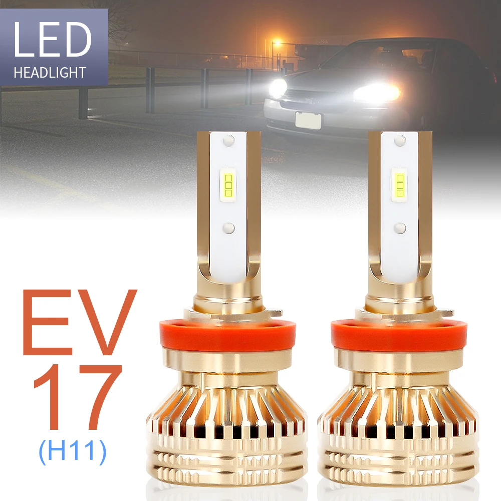

H8 LED H9 H11 Car Headlight Bulbs 12000LM 6000K White Super Bright TX3570 Chip Fog Light Waterproof for Car Truck SUV RV 2pcs