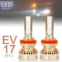 h8 led h9 h11 car headlight bulbs 12000lm 6000k white super bright tx3570 chip fog light waterproof for car truck suv rv 2pcs