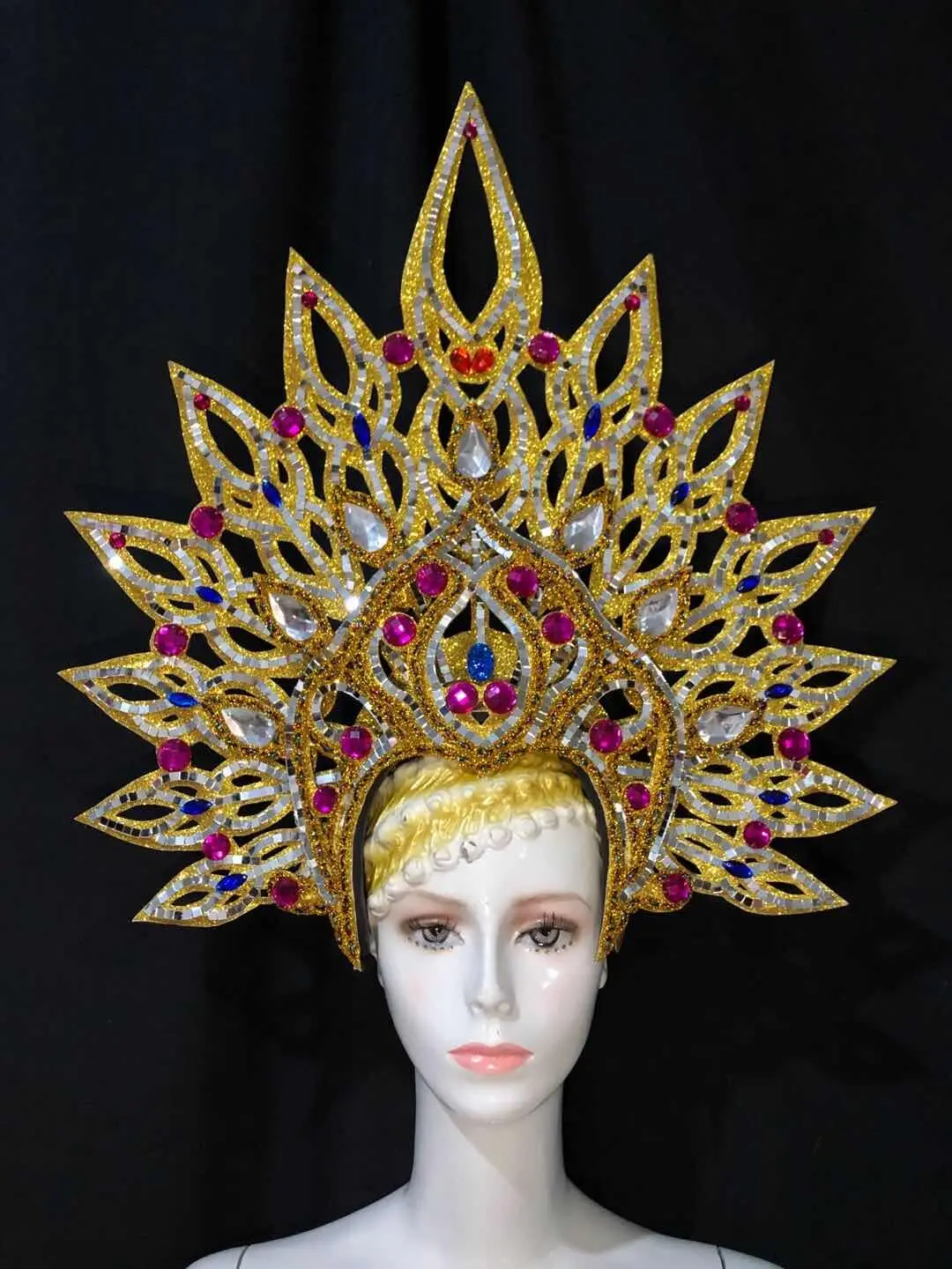 Головной убор Из перьев для латинских танцев самбы |