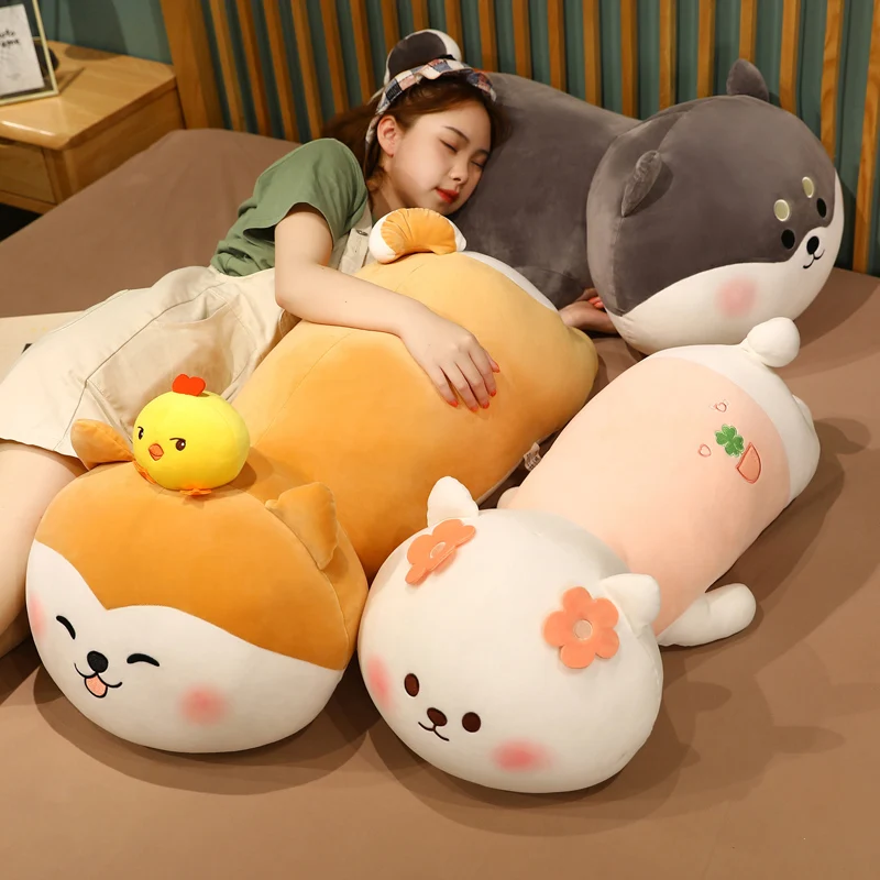 Kawaii Lying Fat Pillow Stuffed Soft Animal Dolls Children Baby Gift