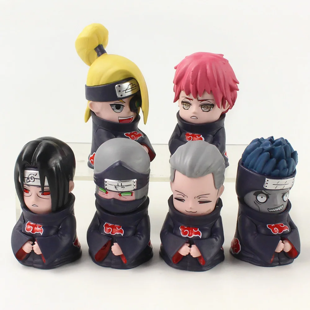 Фигурки героев мультфильма Наруто 8-10 см 6 шт./лот | Игрушки и хобби