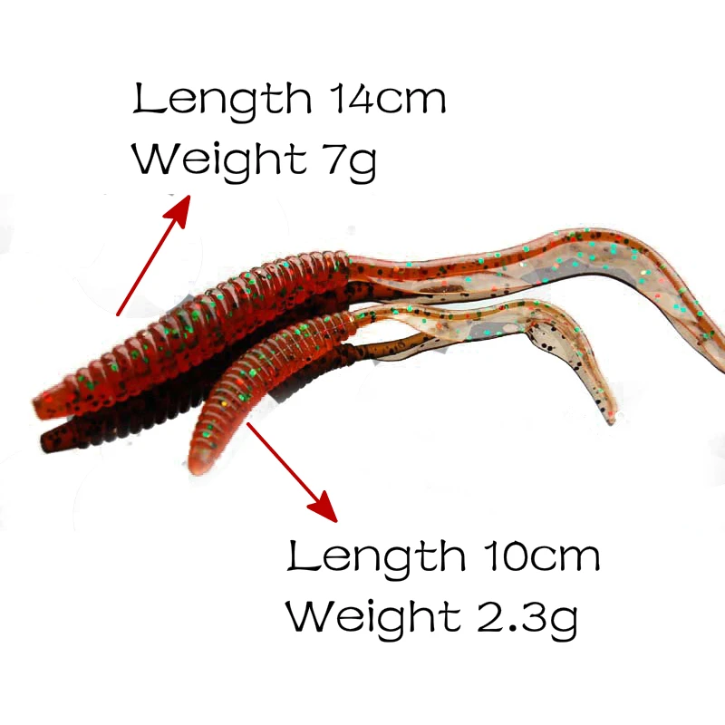 Искусственная Мягкая приманка Whitmania для рыбной ловли 14 см/7 г 10 см/2 3 длинный хвост