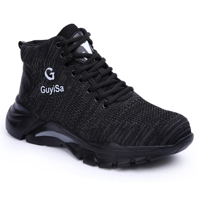 

New Air Mesh Steel Toe Work Shoes Breathable Working Shoes Man Safety Lightweight Puncture-Proof Safety Boots Dropshipping