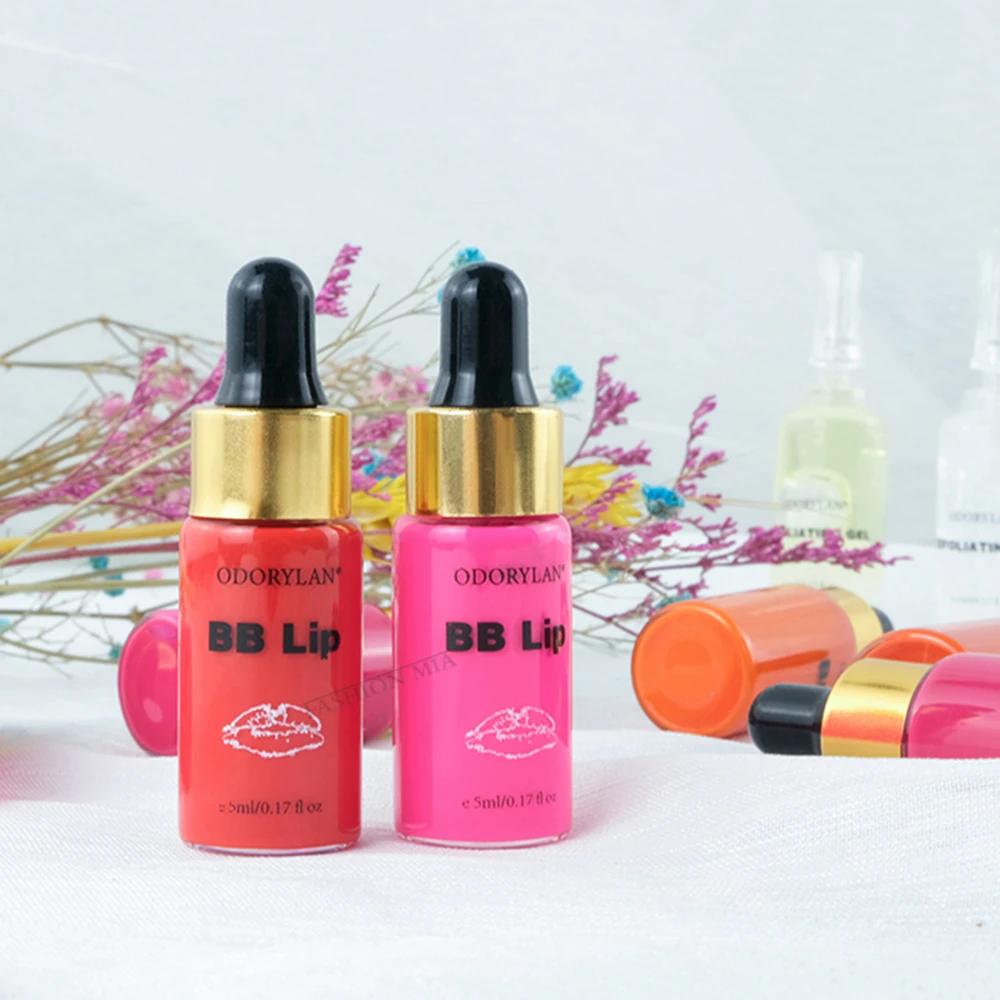 

New Organic Pigment Lip BB Lip Ampoule Serum Lip Gloss BB Cream Lip Pigment Coloring Moisturizing Makeup for Anti-wrinkles