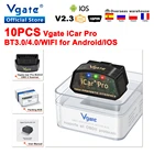 Бесплатная доставка 10 шт. Vgate iCar Pro ELM327 V2.3 автомобильный диагностический wifi OBD2 obd 2 сканер elm 327 для IOSAndroid автомобильный инструмент