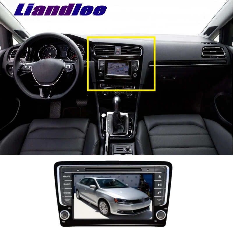 Liandlee Автомобильный мультимедийный ТВ GPS аудио стерео радио для Volkswagen VW Santana 2013 ~ 2020