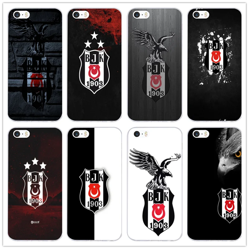 Модные футбольные команды Besiktas Jk мягкие ТПУ Силиконовые прозрачные чехлы для iPhone
