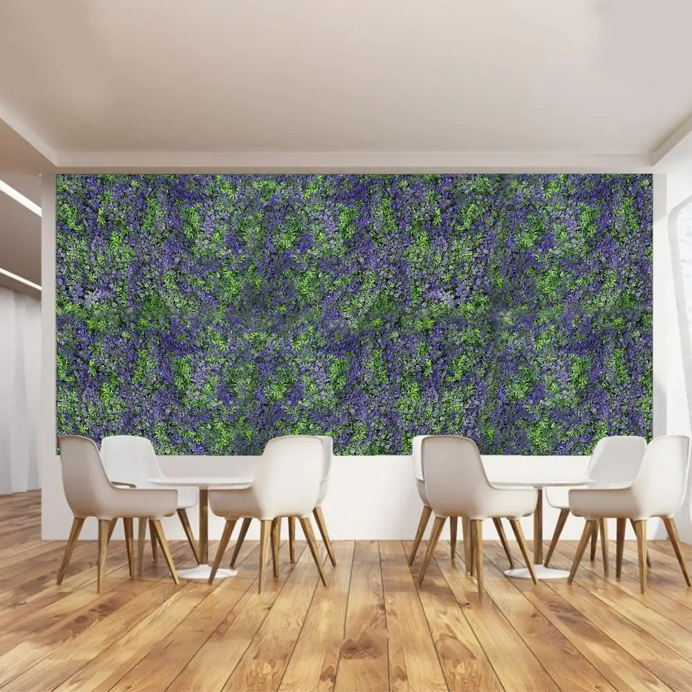 

Искусственные цветы, панели, украшение для сада, экран для конфиденциальности для дома, искусственное украшение, фиолетовый цветок