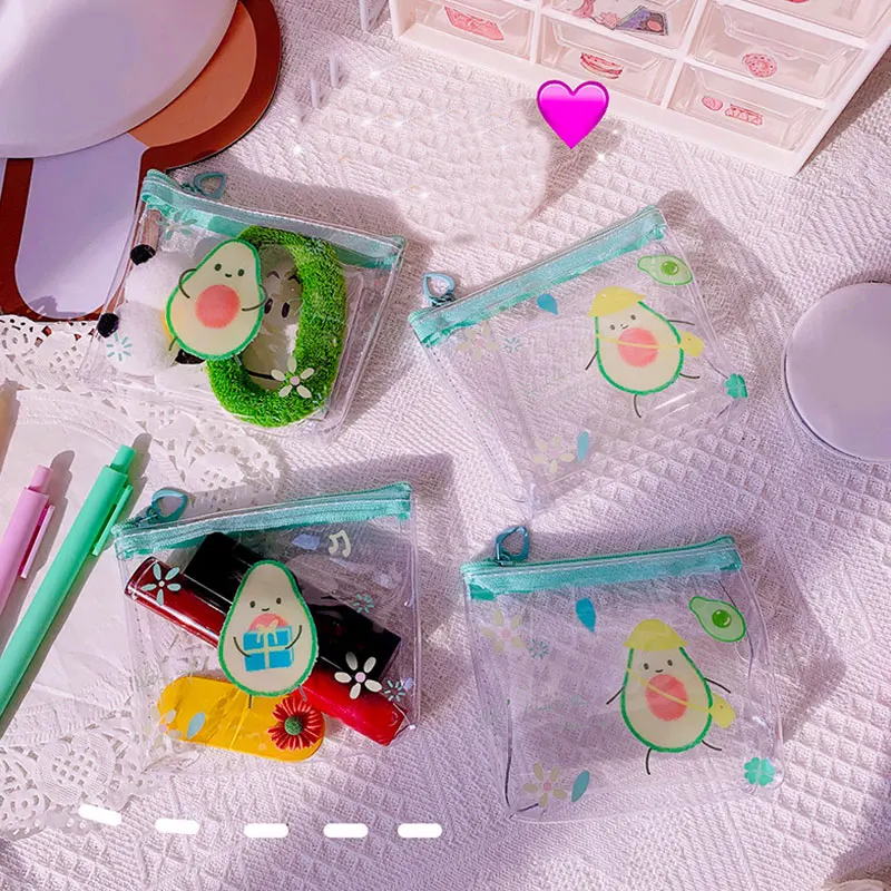 Симпатичный прозрачный мини кошелек кошельки для монет Женский держатель карт