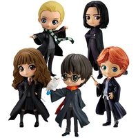genuine bandai anime figure girl harry potter hermione ron surrounding lovely boutique ornaments toys for boys birthday gift