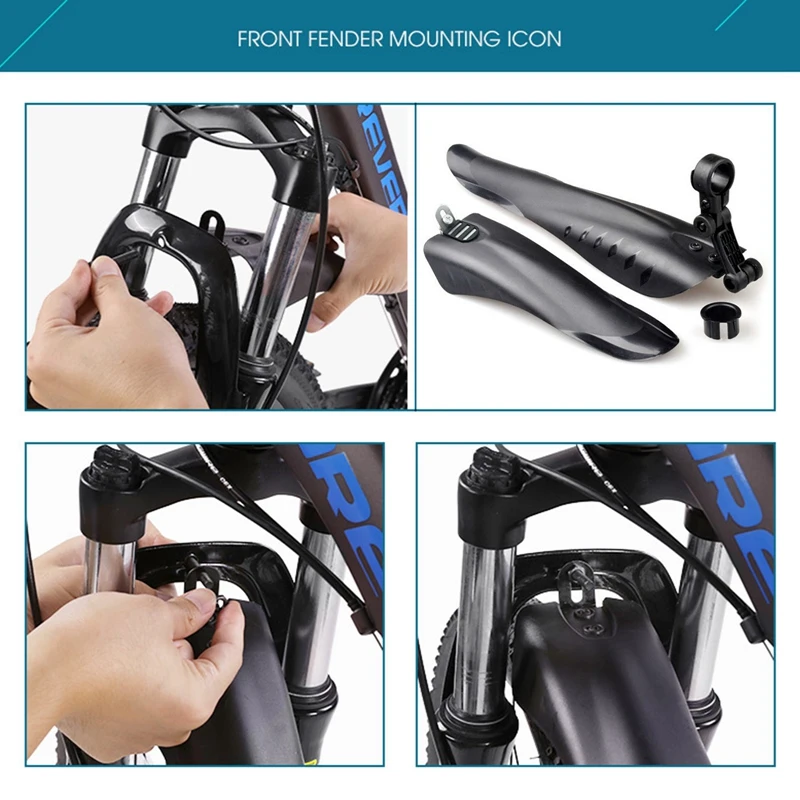 

2PCS/Set Bicycle Front/Rear Tire Wheel Mudguard MTB Bike Fenders Fenders Bicycle Mountain Bike Road Cycling Accessories