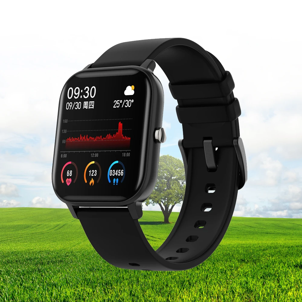 

Smart Watch 1.4inch Men Women Heart Rate Monitor Bracelet Sleep Blood Pressure Fitness Tracker Clock Color Sport Square Watch