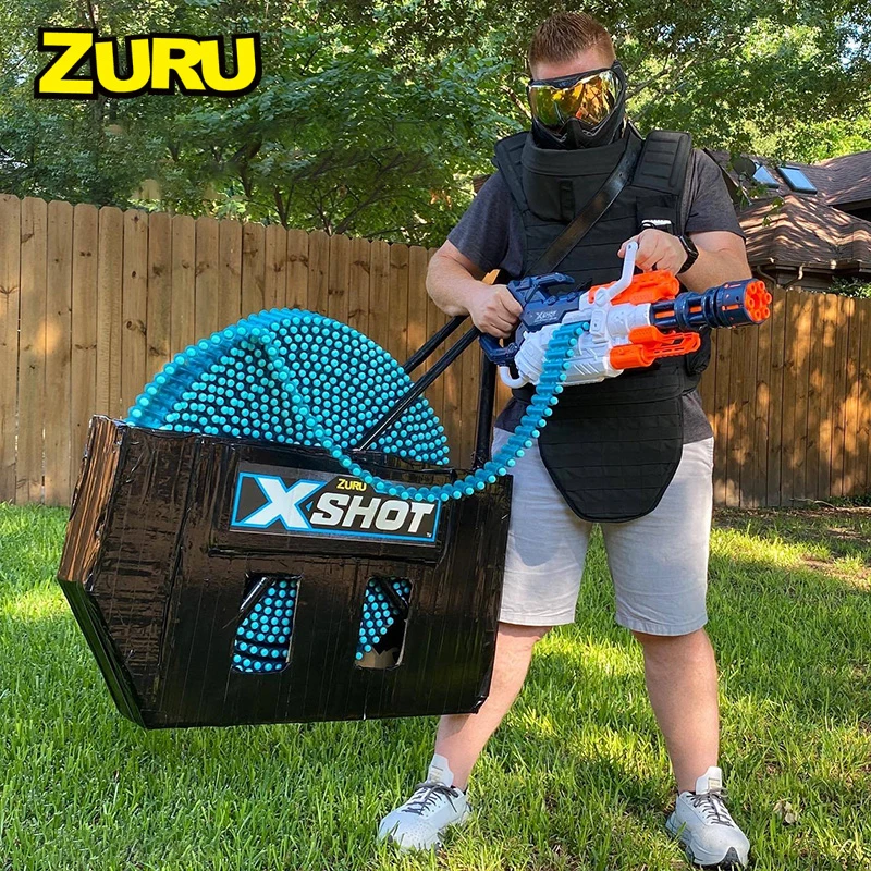 

Игрушечный пистолет для стрельбы Зуру X, снайперские пули, пули, детский автоматический пистолет Гатлинга, дробилка, дротики, игрушки для ма...