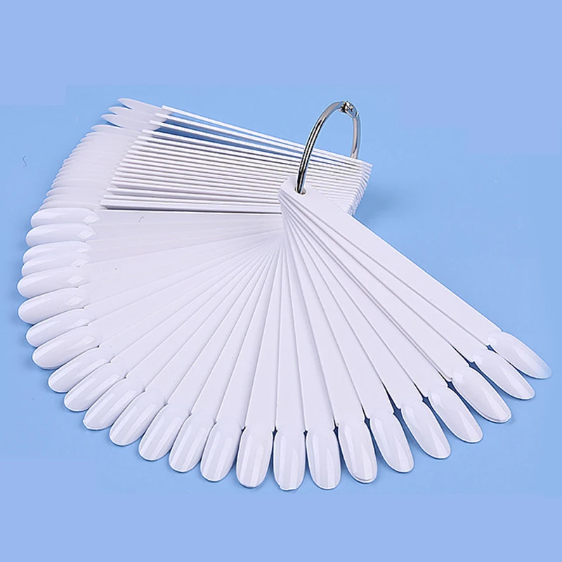 50 шт. Ложные кончики для ногтей овальные украшения круглые полное покрытие