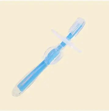 blue-1 Детские Силиконовые перчатки для прорезывания зубов, обертка для конфет, звуковые прорезыватели, рукавицы, игрушки, подарки для новорожденных, Прорезыватель для зубов, 1 шт - Цвет: blue-1